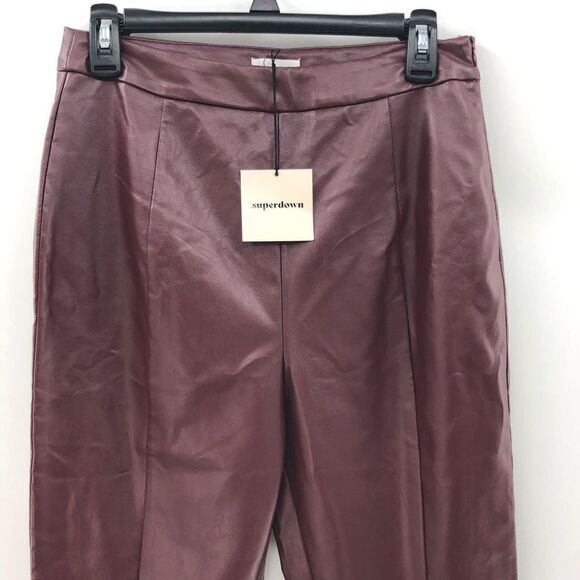‎superdown Marisol Flare Pants in Oxblood M - Picture 5 of 12